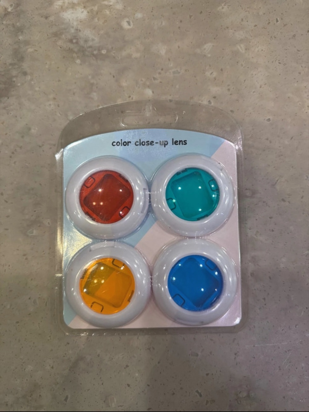 Color Close-Up Lens Set - Orange, Teal, Yellow, Blue